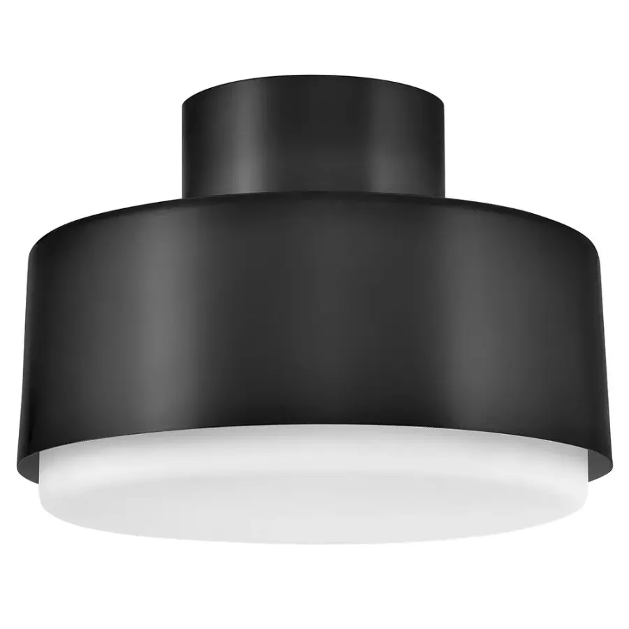 Cedric LED Semi-Flush Mount in Black - Image 3