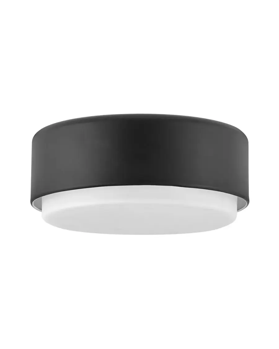 Cedric LED Flush Mount in Black - Image 1