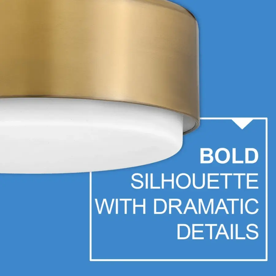 Cedric LED Flush Mount in Black - Image 4