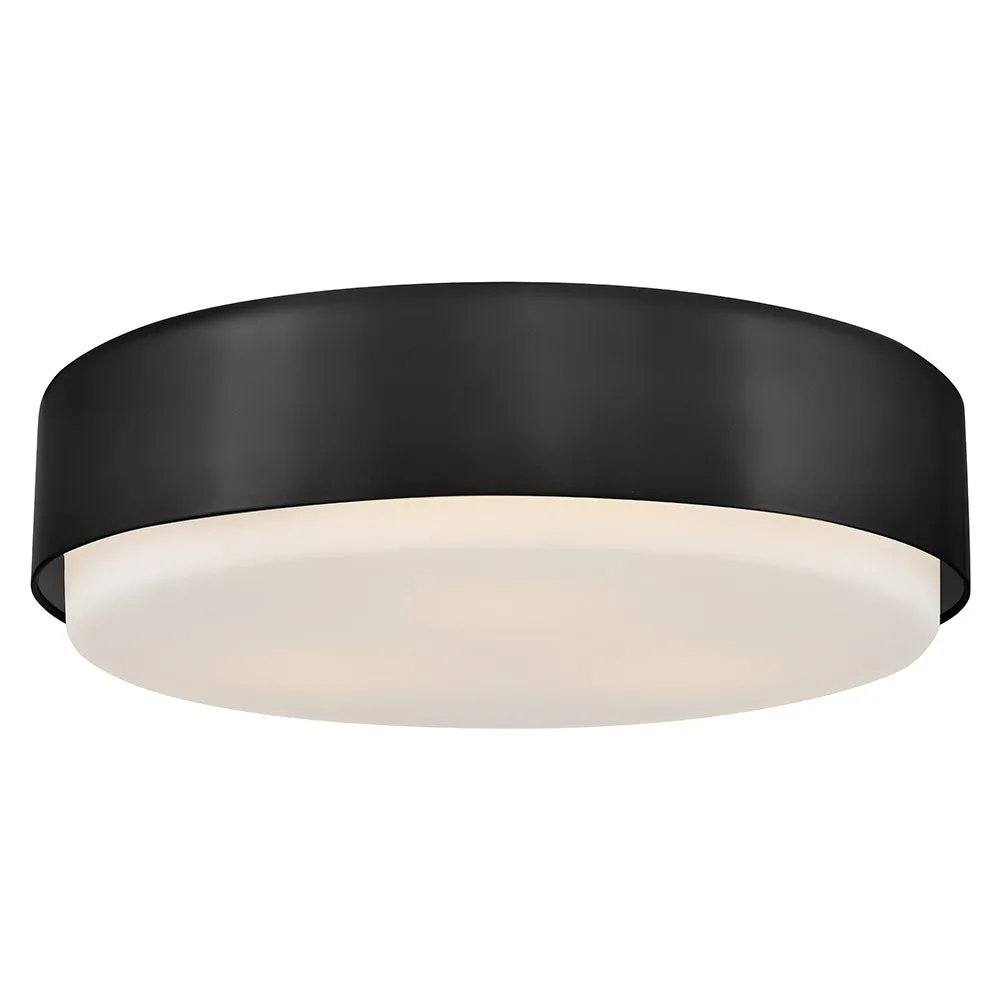 Cedric LED Flush Mount in Black