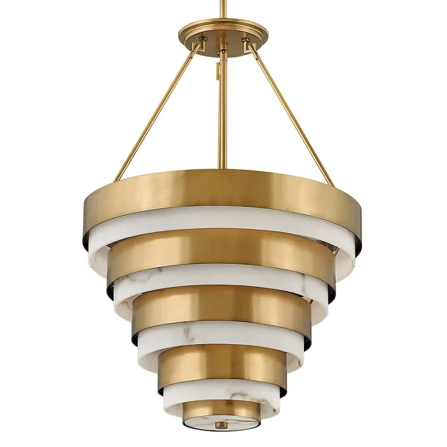 Echelon LED Pendant in Heritage Brass - Image 2