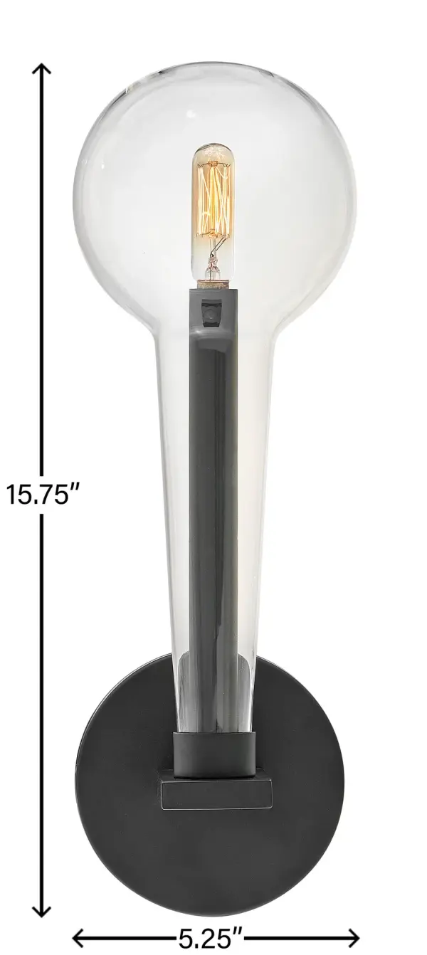 Inspired by the vintage flasks of a chemistry classroom, Alchemy is a unique statement piece. Its tapered globe and open silhouette instantly enhance any space with a sophisticated edge. - alternate view