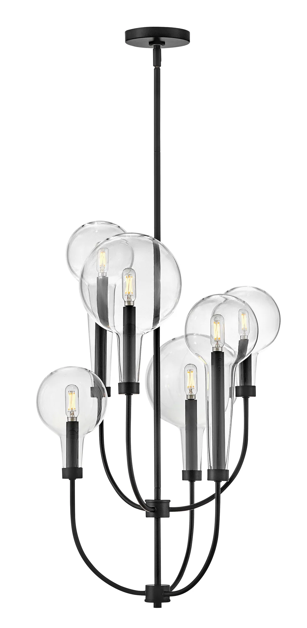 Alchemy 6-Light LED Pendant in Black