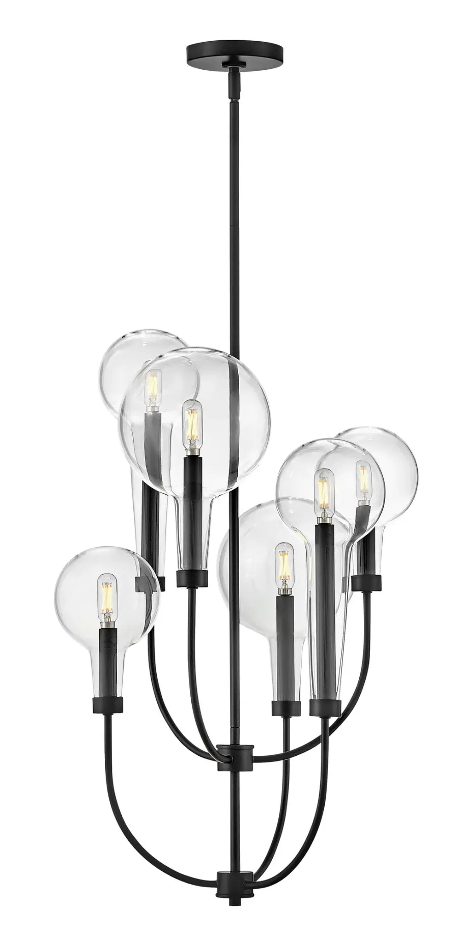 Alchemy 6-Light LED Pendant in Black - Image 1