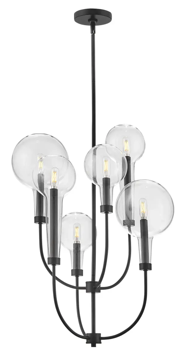 Alchemy 6-Light LED Pendant in Black - Image 5