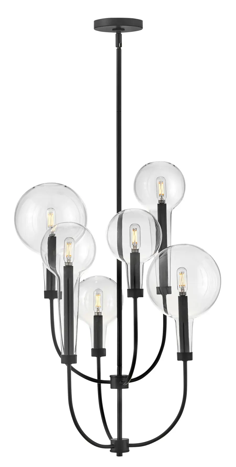 Alchemy 6-Light LED Pendant in Black - Image 6