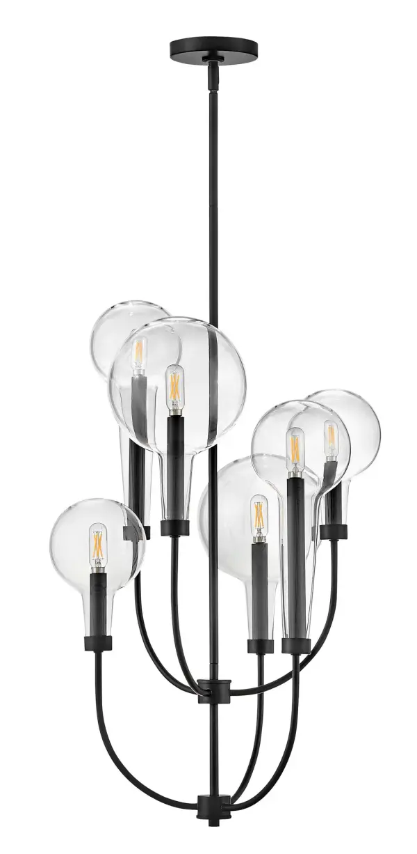 Alchemy 6-Light LED Pendant in Black - Image 7