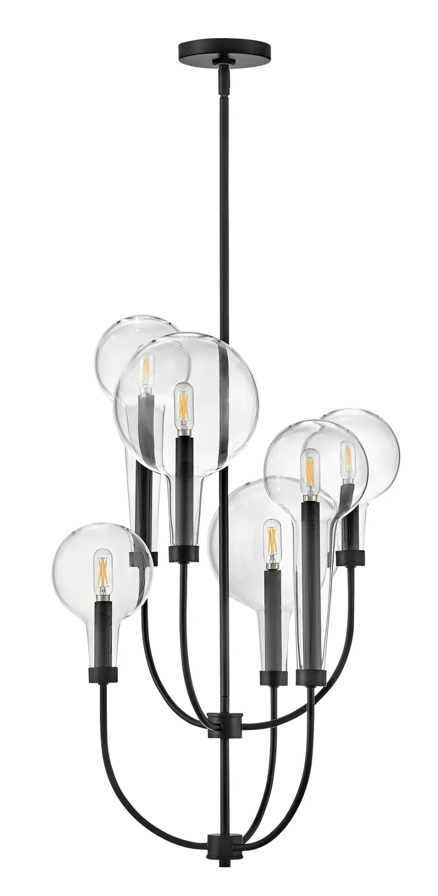 Alchemy 6-Light LED Pendant in Black - Image 7