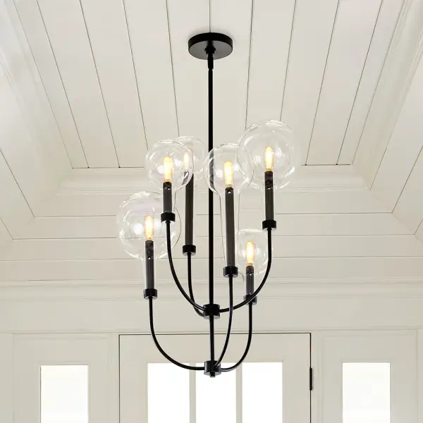 Alchemy 6-Light LED Pendant in Black - Image 8