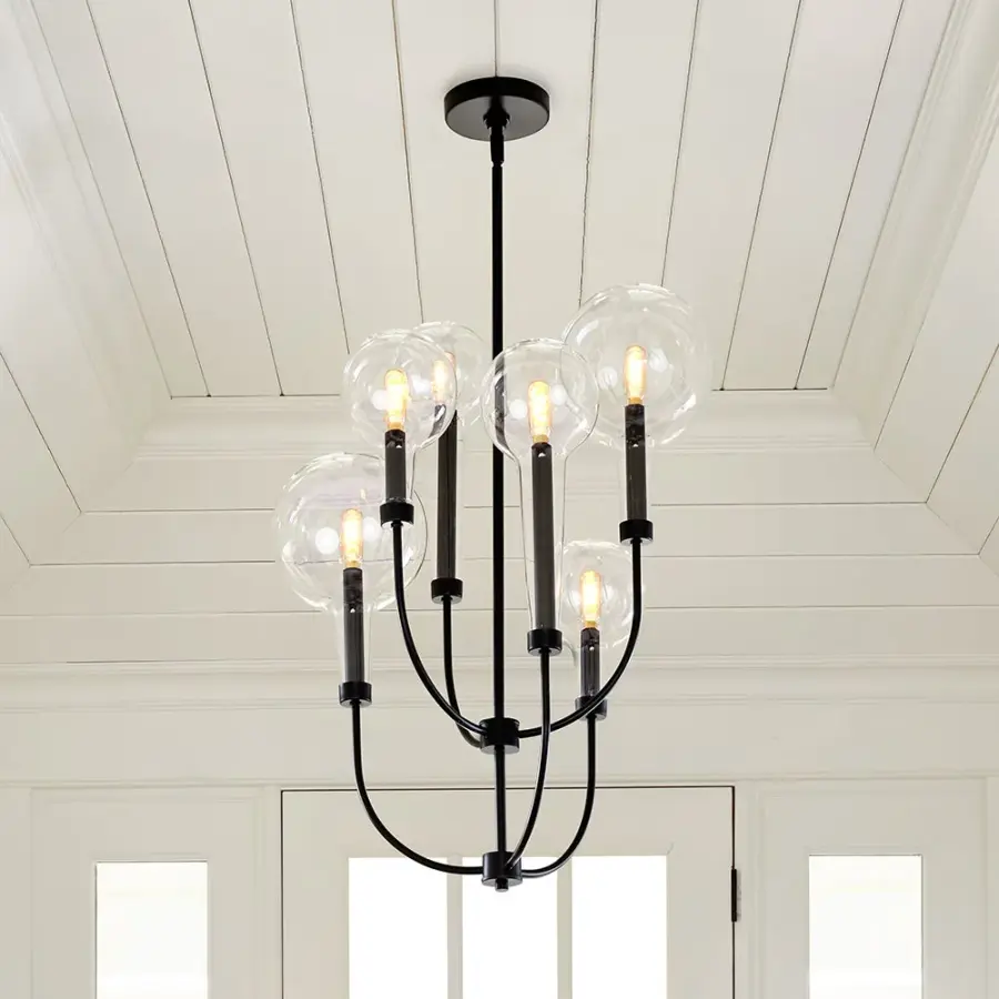 Alchemy 6-Light LED Pendant in Black - Image 8