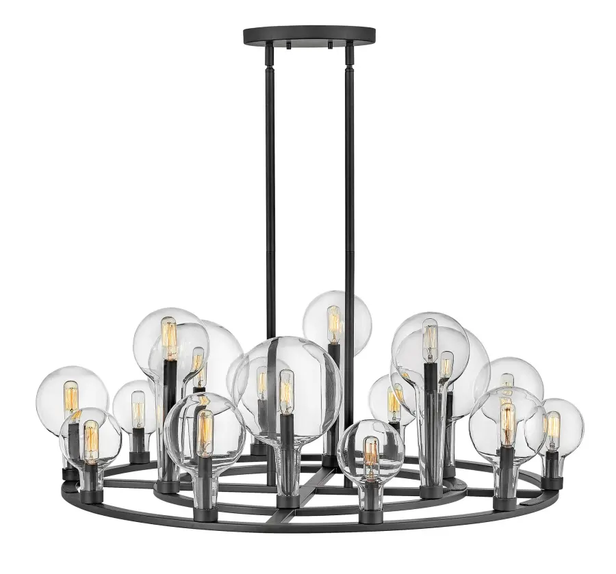 Large Single Tier Chandelier - Image 1