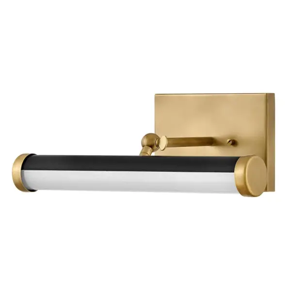 A sophisticated statement to enhance featured décor, Regis accent lighting sets a stylish stage for your aesthetic. Dimmable integrated LEDs provide ideal illumination, complemented by classic finishes and modern, architectural details. - alternate view