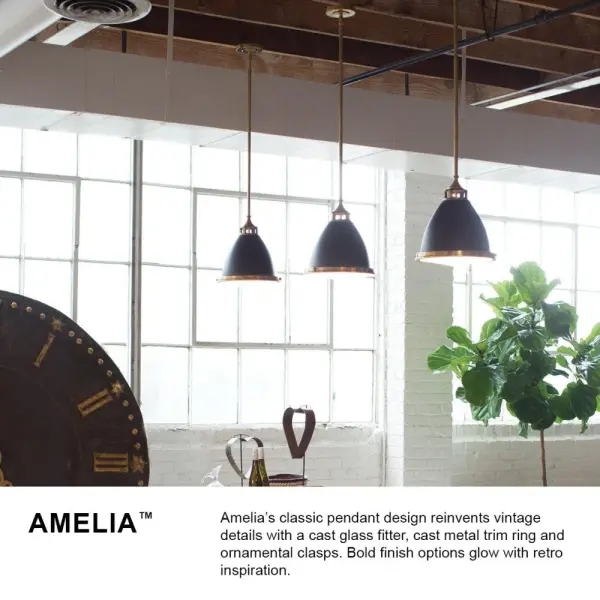 Amelia LED Pendant in Buckeye Bronze - Image 11