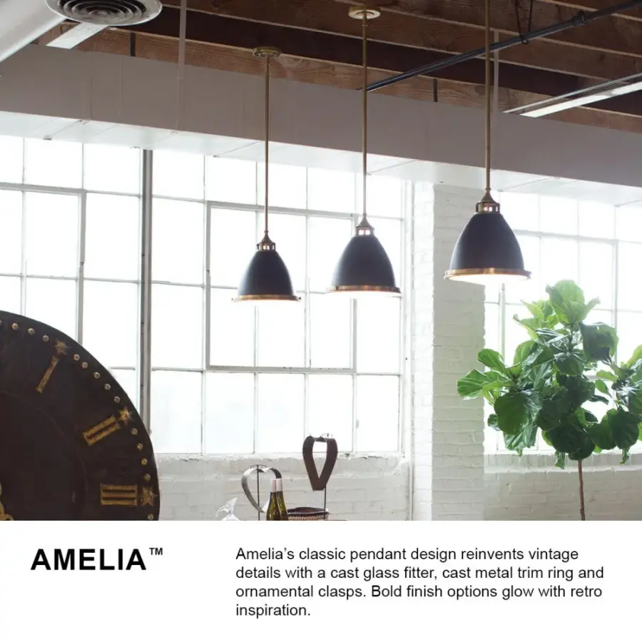 Amelia LED Pendant in Buckeye Bronze - Image 11