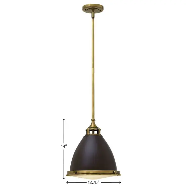 Amelia LED Pendant in Buckeye Bronze - Image 10