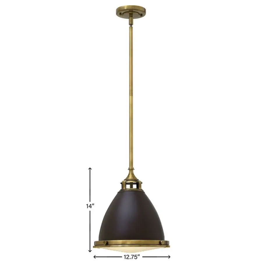 Amelia LED Pendant in Buckeye Bronze - Image 10