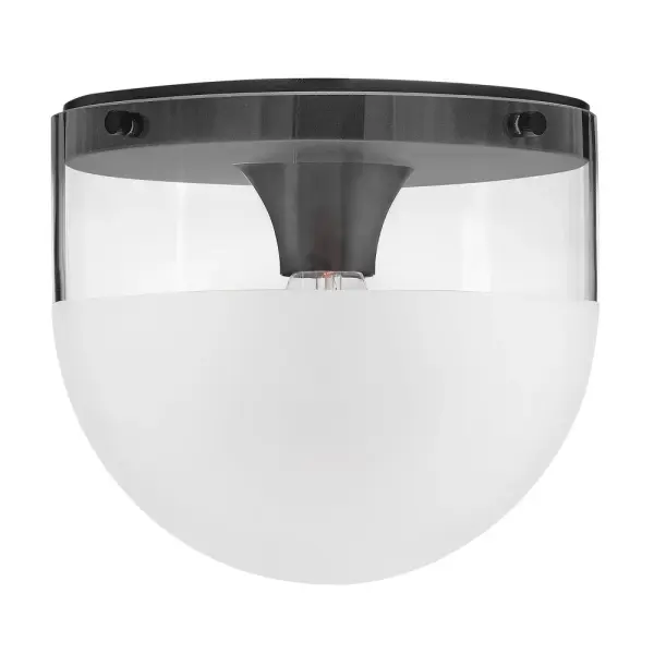 Beck's transitional style is reinforced by a smooth Lacquered Brass or Black finish paired with an etch-dipped glass shade offering texture and visual interest. - alternate view