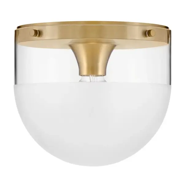 Beck LED Flush Mount in Lacquered Brass - Image 2