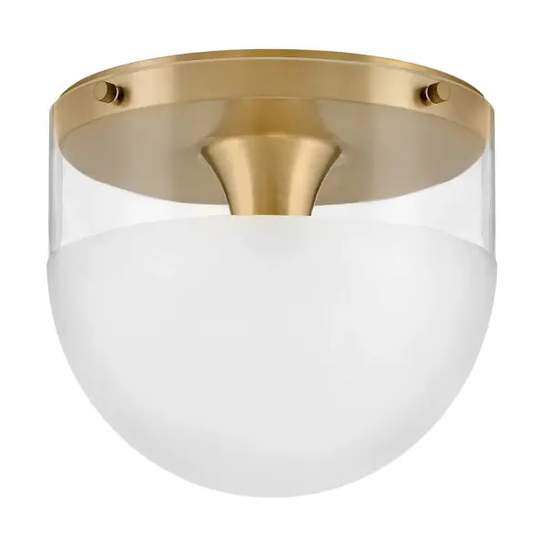 Beck LED Flush Mount in Lacquered Brass - Image 4