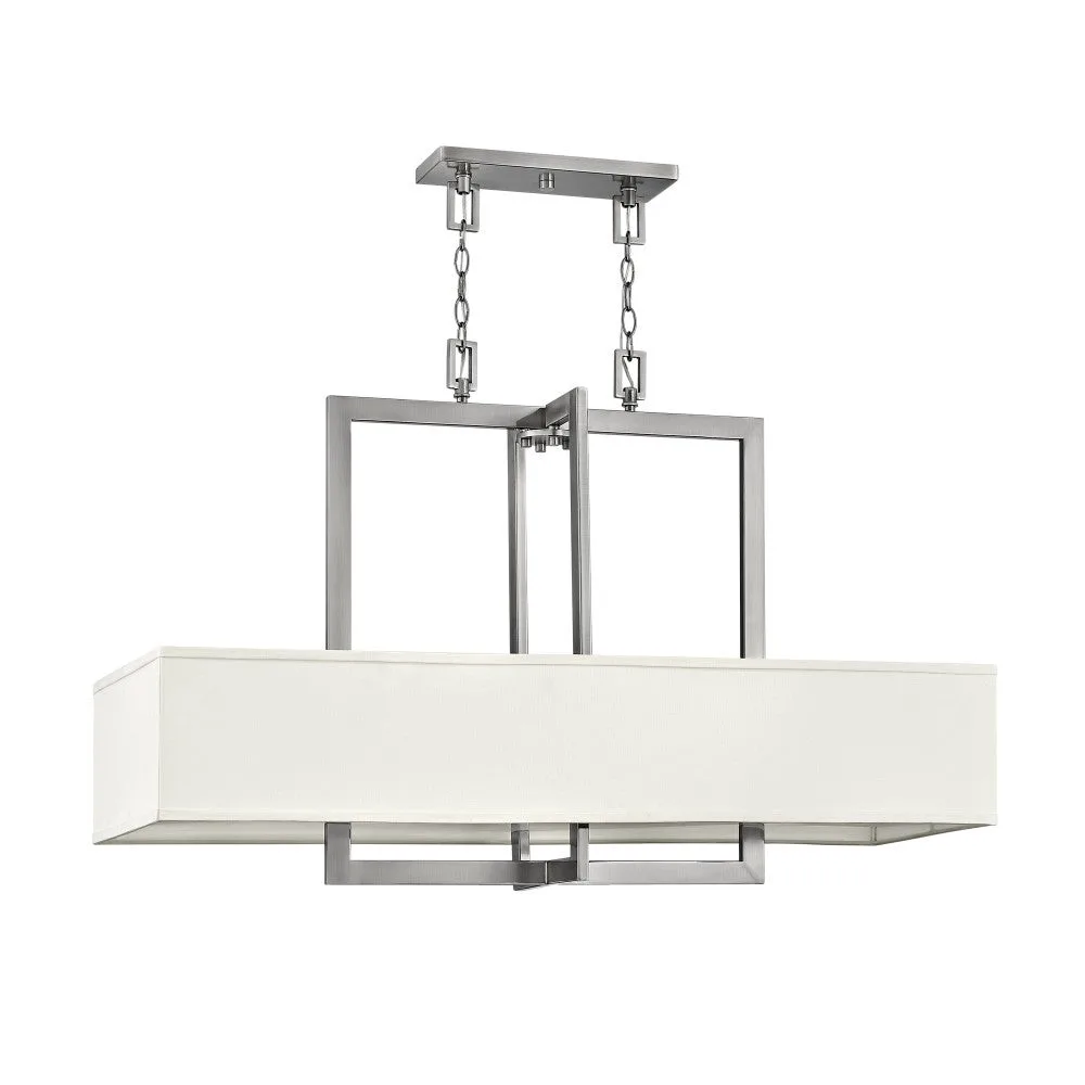 Hampton LED Linear Pendant in Antique Nickel