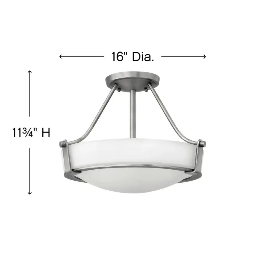 Medium Semi-Flush Mount - Image 2