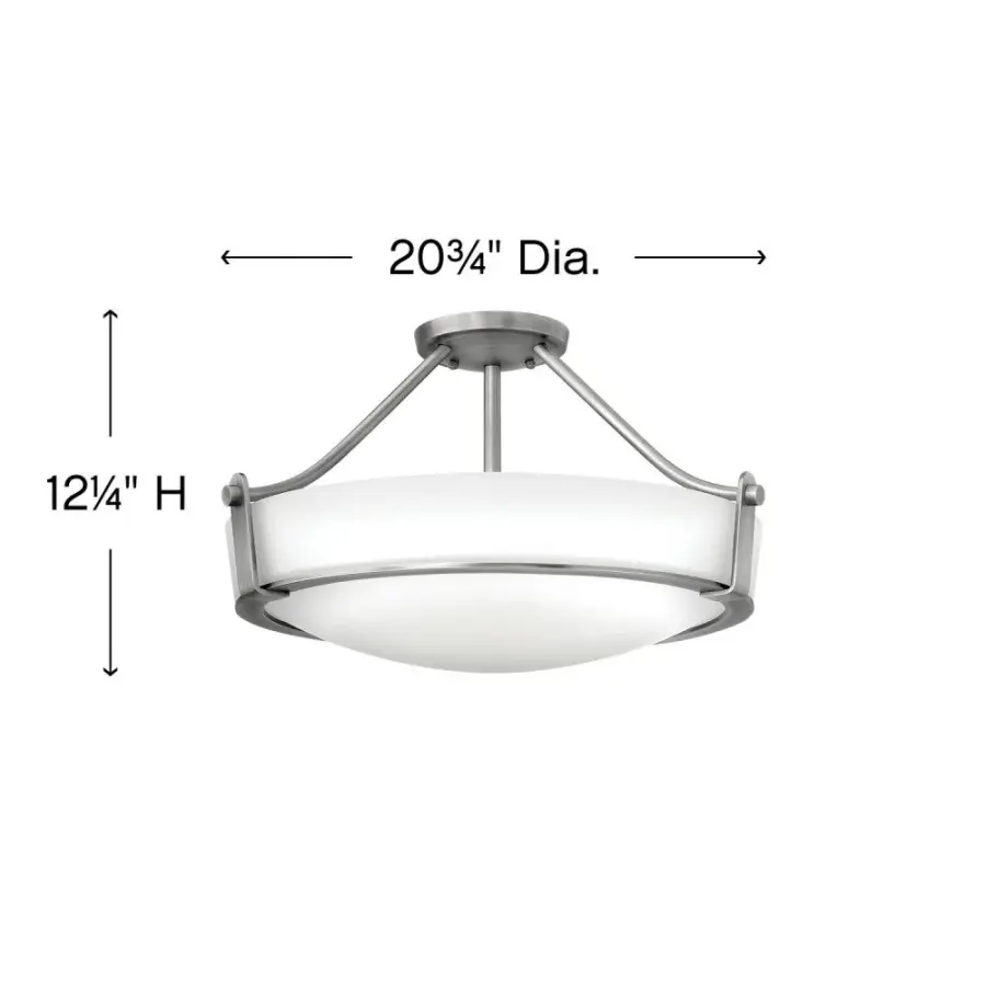 Medium Semi-Flush Mount - Image 2