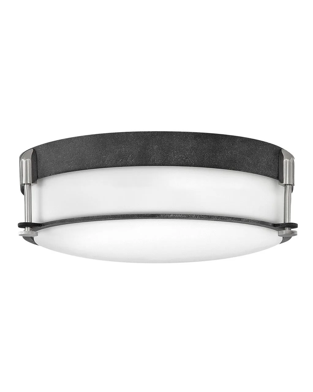 Colbin LED Flush Mount in Aged Zinc