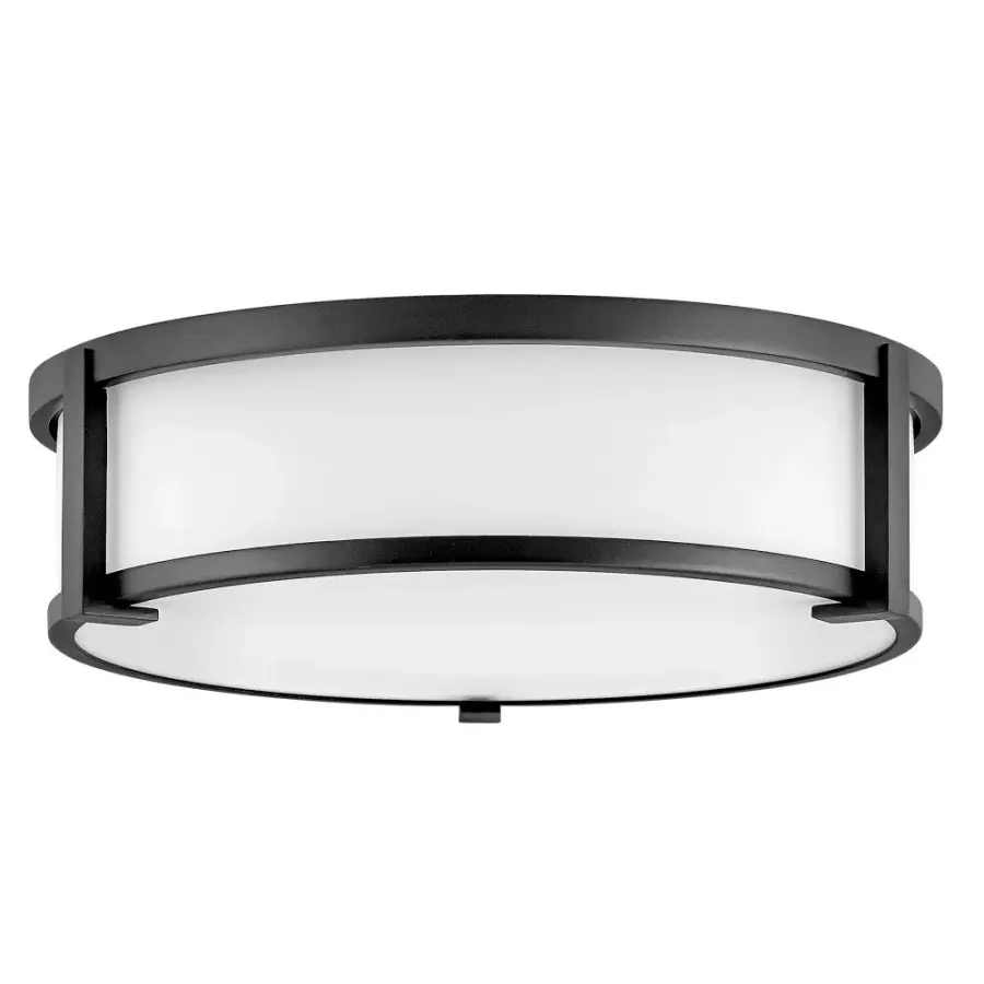 Lowell LED Flush Mount in Black - Image 1