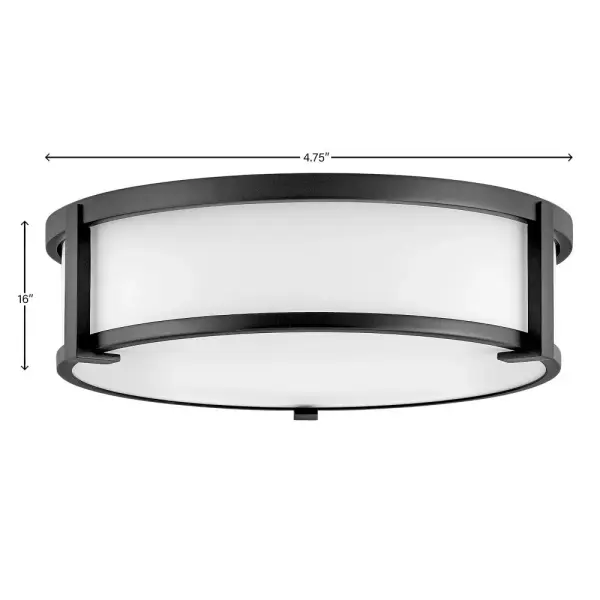 Lowell LED Flush Mount in Black - Image 2