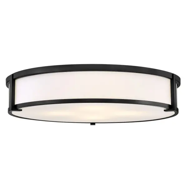 Lowell LED Flush Mount in Black - Image 1