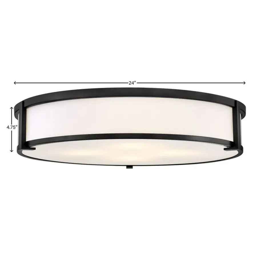 Lowell LED Flush Mount in Black - Image 2