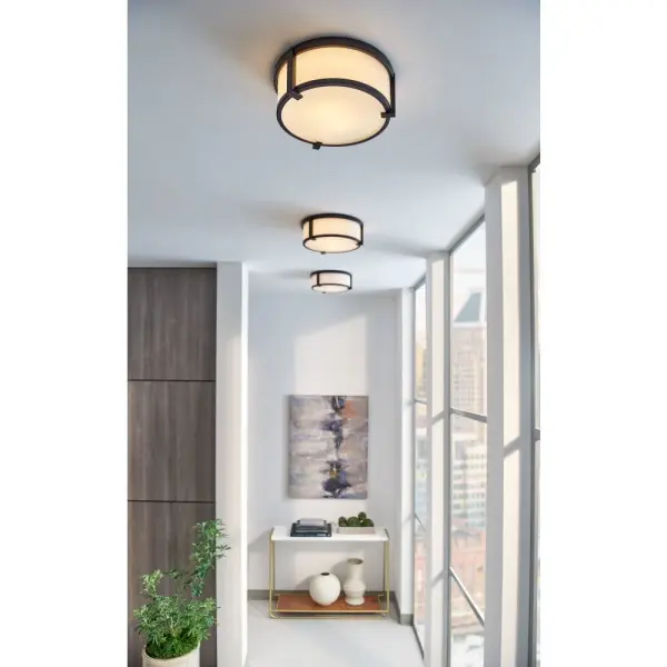 Lowell LED Flush Mount in Black - Image 7