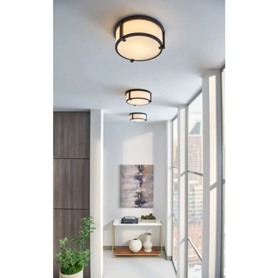 Lowell LED Flush Mount in Black - Image 7