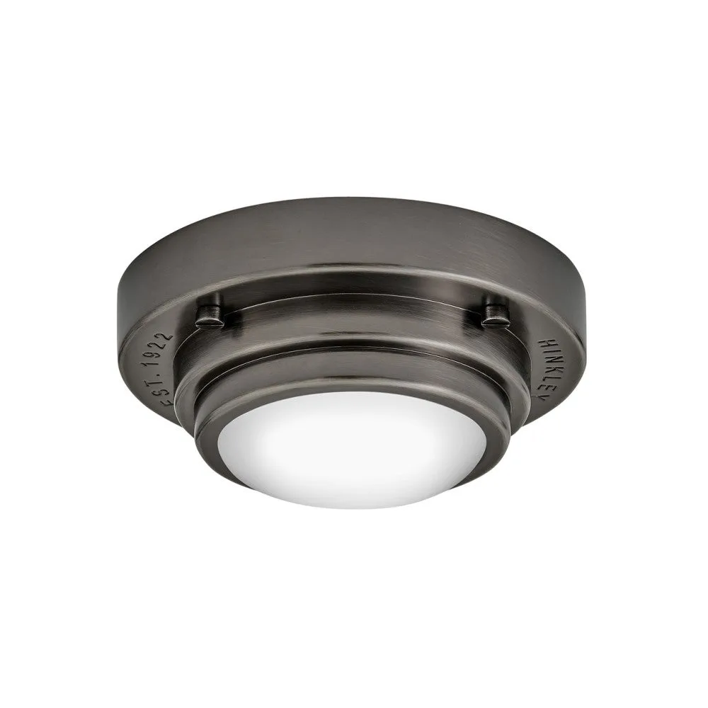 Porte LED Flush Mount or Sconce in Black Oxide
