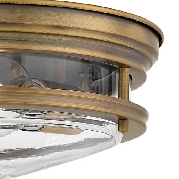 Hadley is a retro-styled collection available in four classic finish options: Antique Nickel, Brushed Bronze, Chrome and Oil Rubbed Bronze. The etched opal or clear one piece glass shade features a slim design that will complement a variety of decors. - alternate view