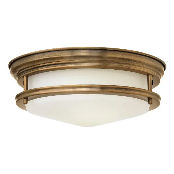 Hadley is a retro-styled collection available in four classic finish options: Antique Nickel, Brushed Bronze, Chrome and Oil Rubbed Bronze. The etched opal or clear one piece glass shade features a slim design that will complement a variety of decors.