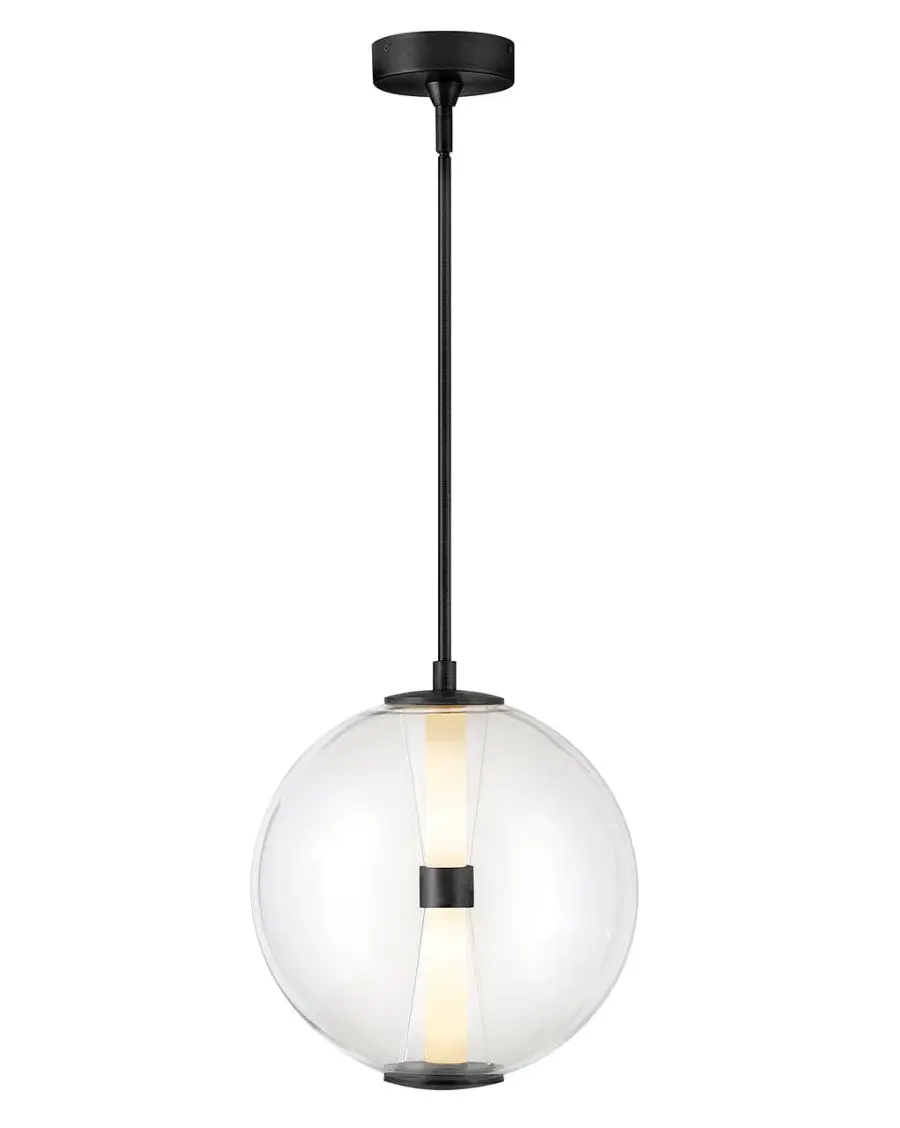 Elin LED Pendant in Black - Image 1