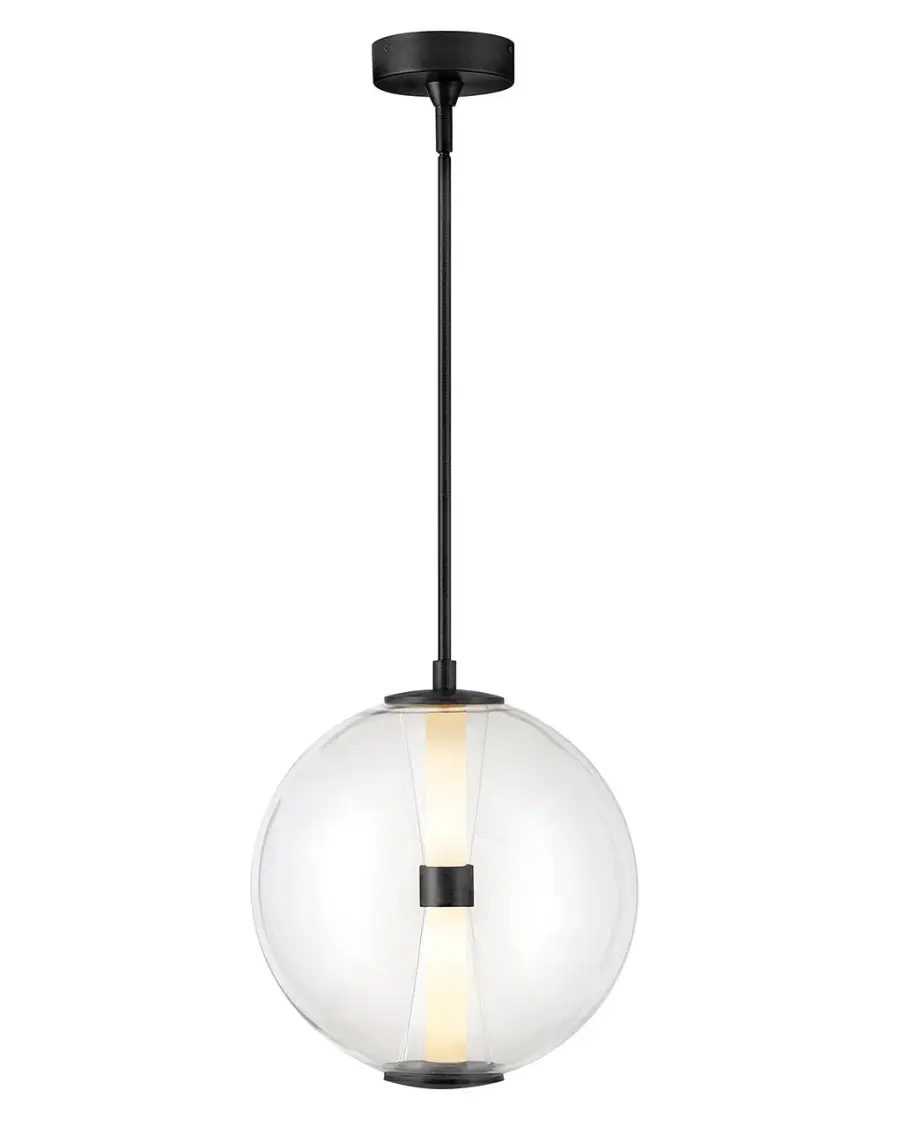Elin LED Pendant in Black - Image 2
