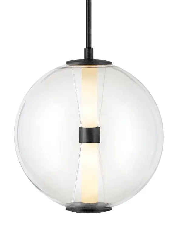 Elin LED Pendant in Black - Image 3