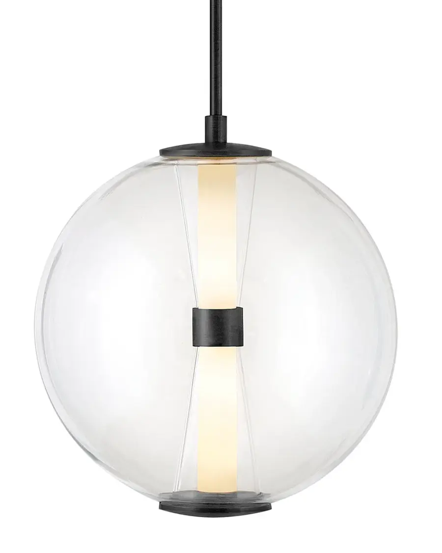 Elin LED Pendant in Black - Image 3