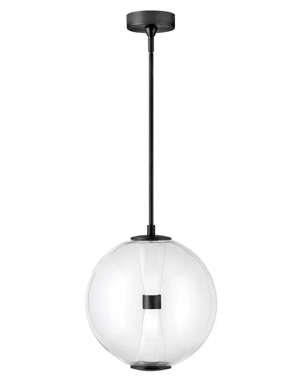 Elin LED Pendant in Black - Image 5