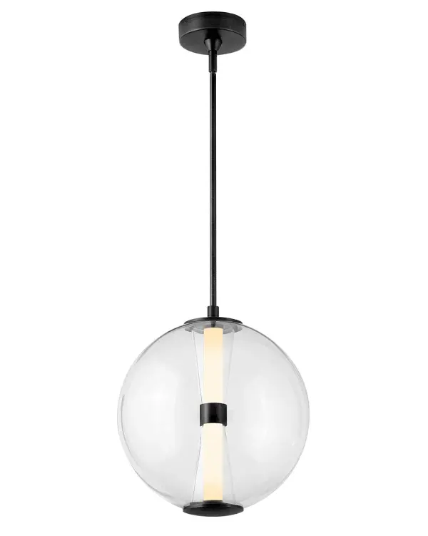 Elin LED Pendant in Black - Image 6