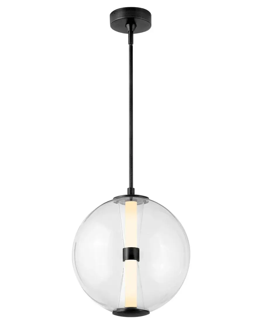 Elin LED Pendant in Black - Image 6