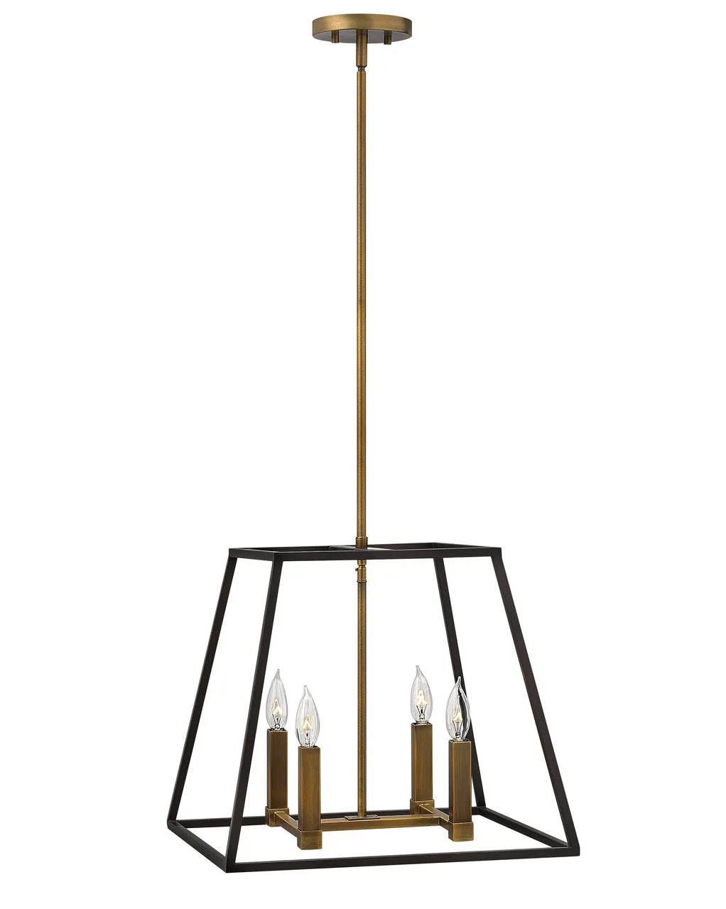 Fulton LED Pendant in Bronze