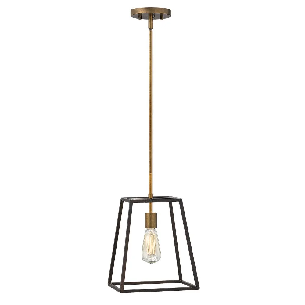 Fulton LED Pendant in Bronze