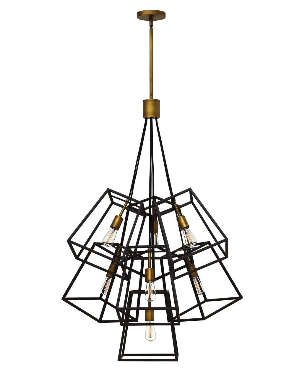 Fulton LED Chandelier in Bronze