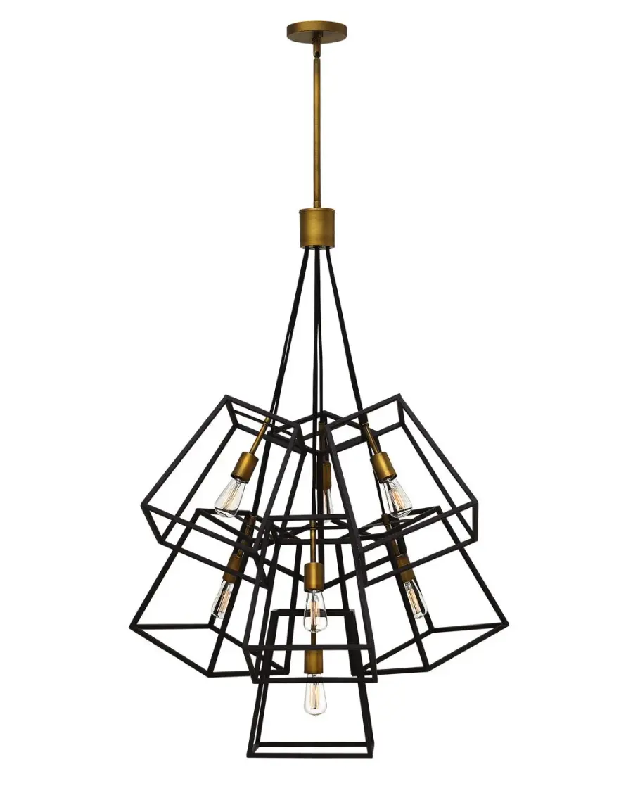 Fulton LED Chandelier in Bronze