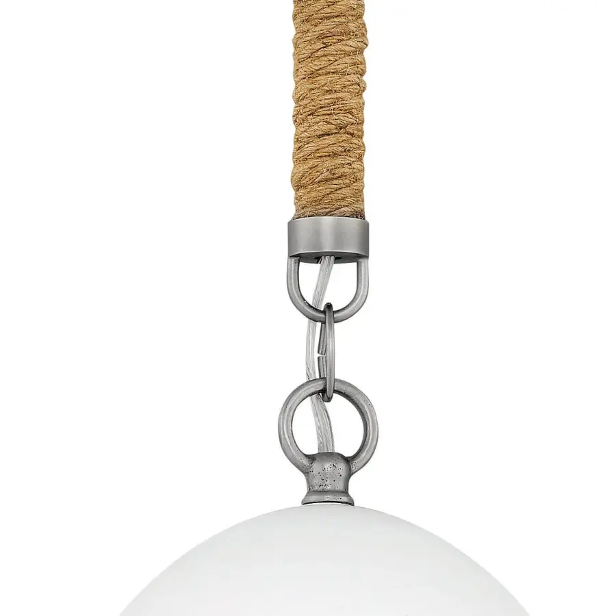 Nash LED Pendant in Antique Nickel - Image 1