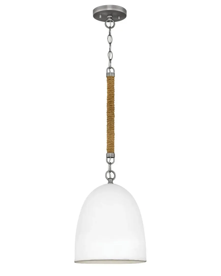 Nash LED Pendant in Antique Nickel - Image 4
