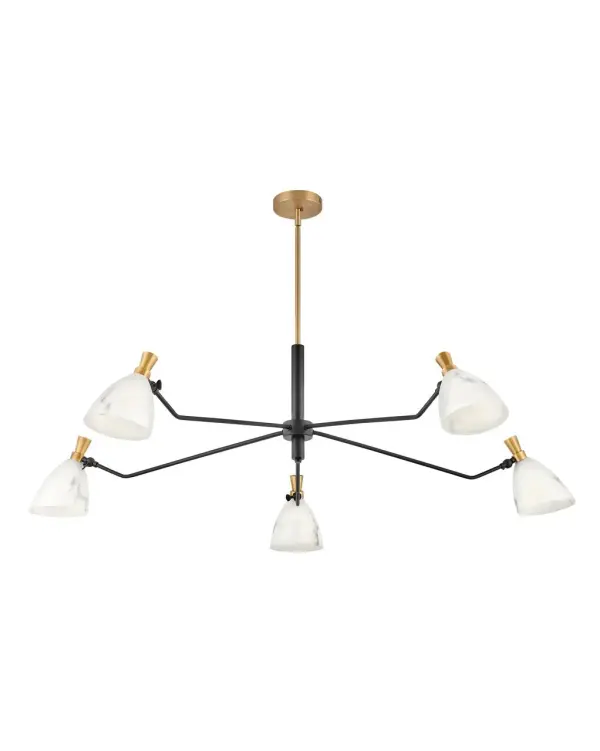 Large Single Tier Chandelier - Image 2